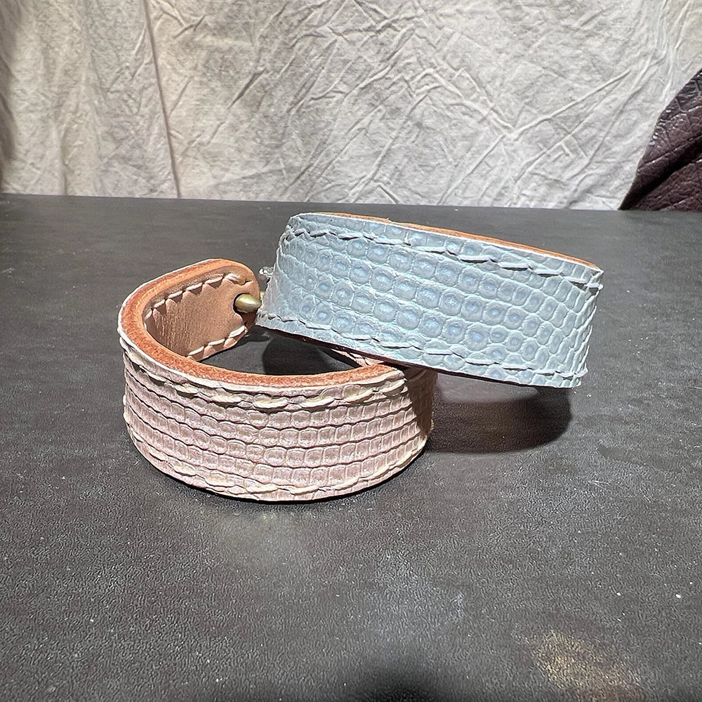 Hand Made Lizard Skin Bracelet
