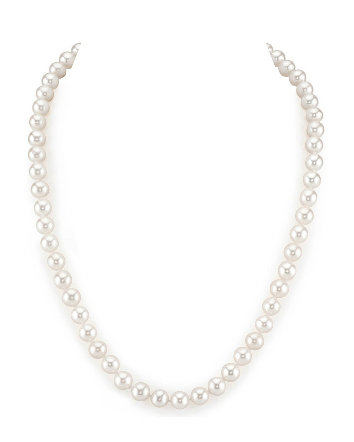 7.0-7.5mm Freshwater Pearl Necklace & Earrings