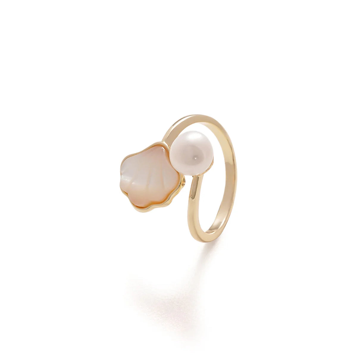 11-12mm Freshwater Pearl Shell Ring