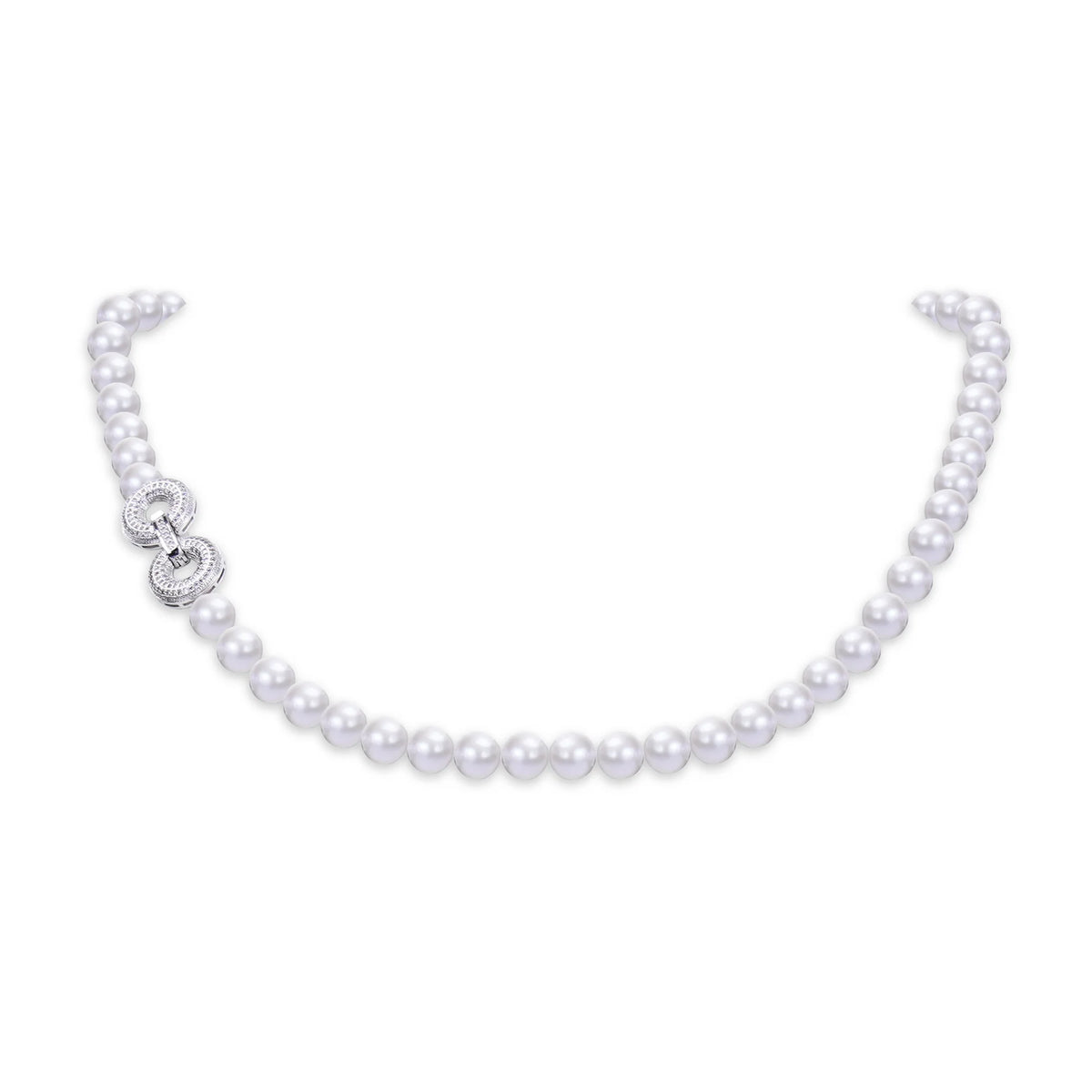 9.5mm White Freshwater Pearl Matinee Necklace