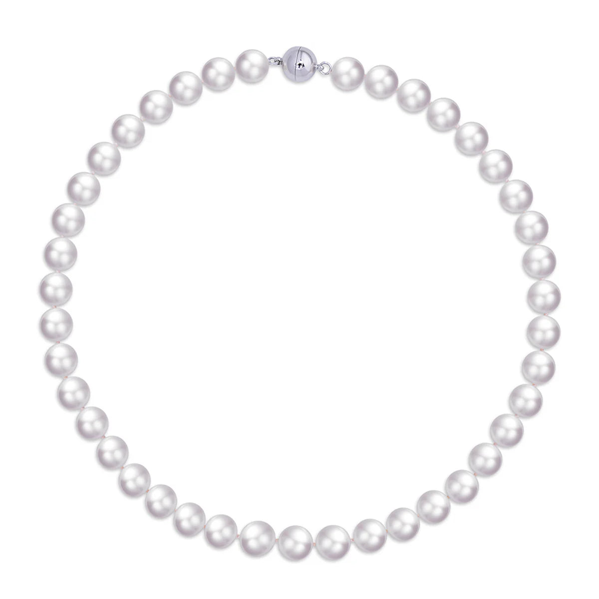 8.5-9.0mm White Freshwater Pearl Necklace - AAAA Quality