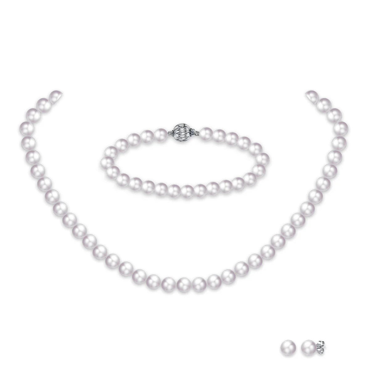 7.0-7.5mm Freshwater Pearl Set - AAA Quality