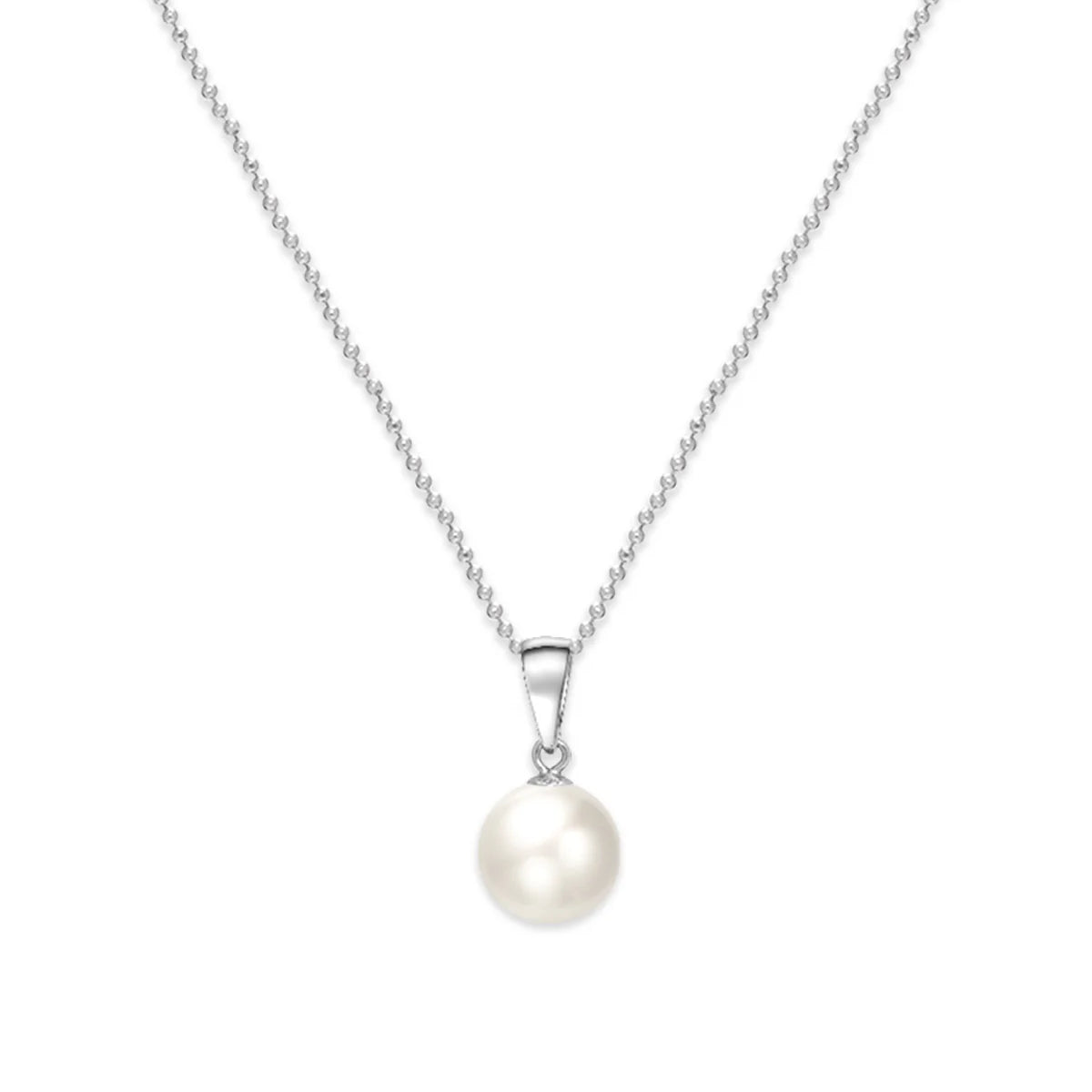 8.5mm White Freshwater Pearl Simplicity Pendant