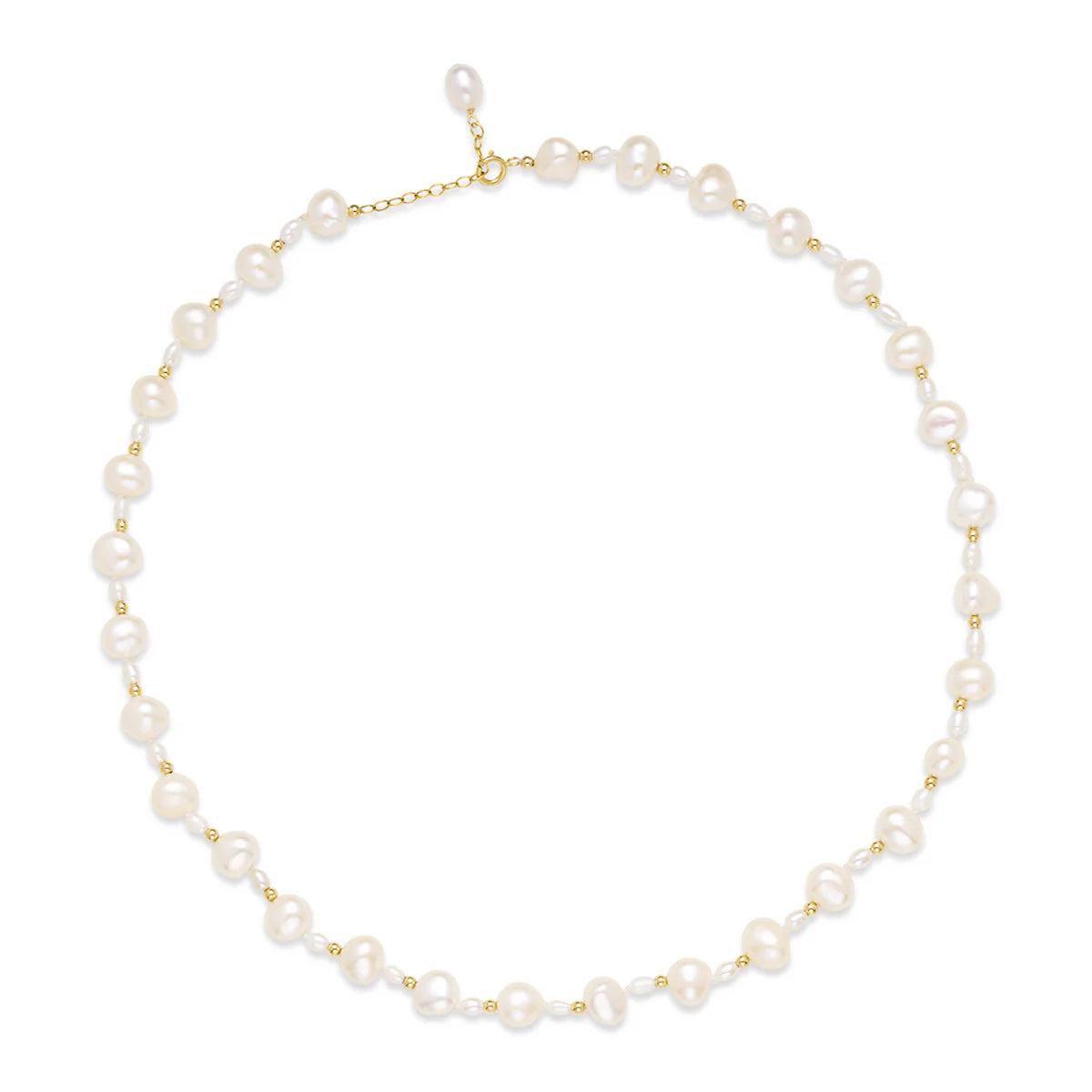 4-5mm Baroque Freshwater Pearl Gap Necklace