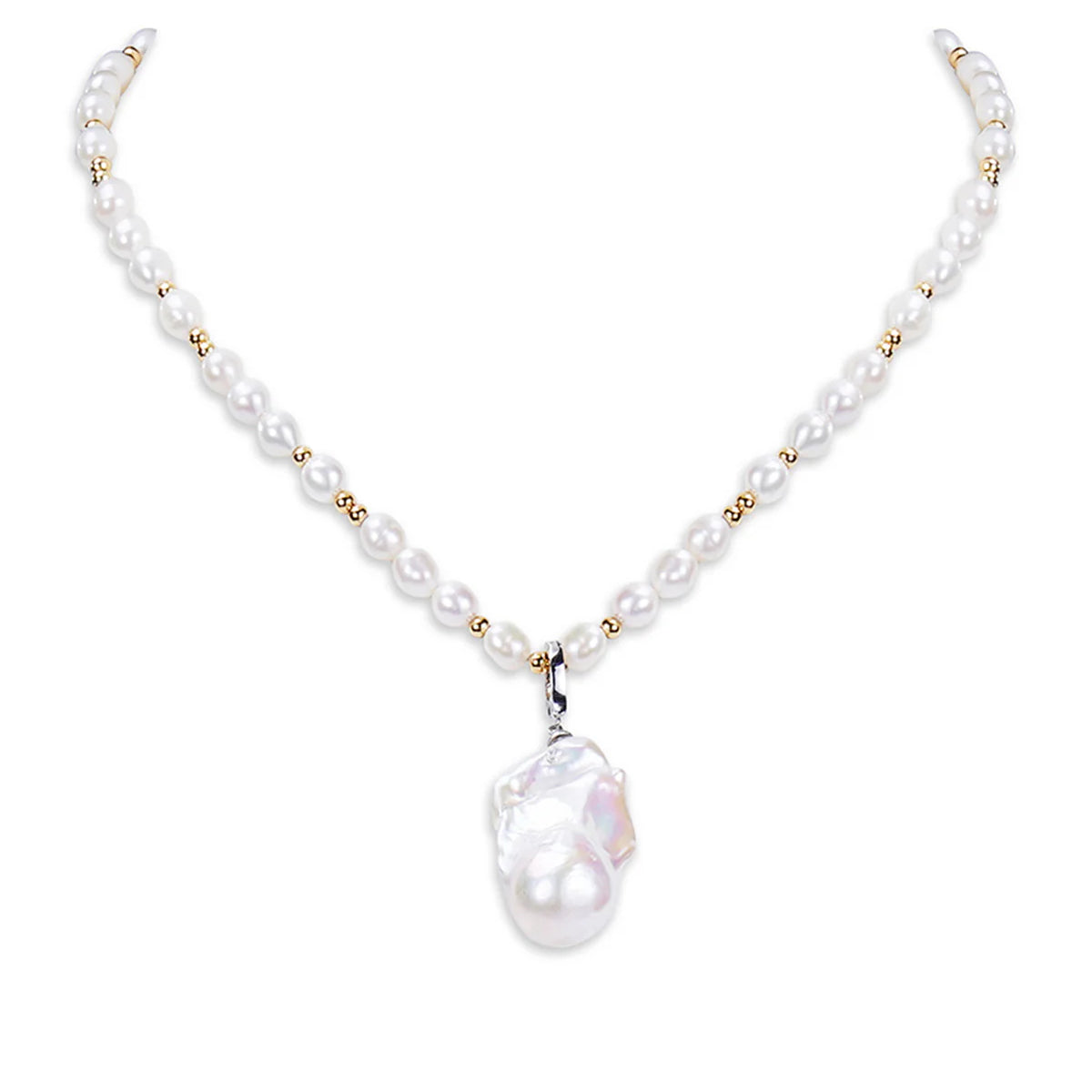 13-14mm Baroque Freshwater Pearl Radiance Pendant