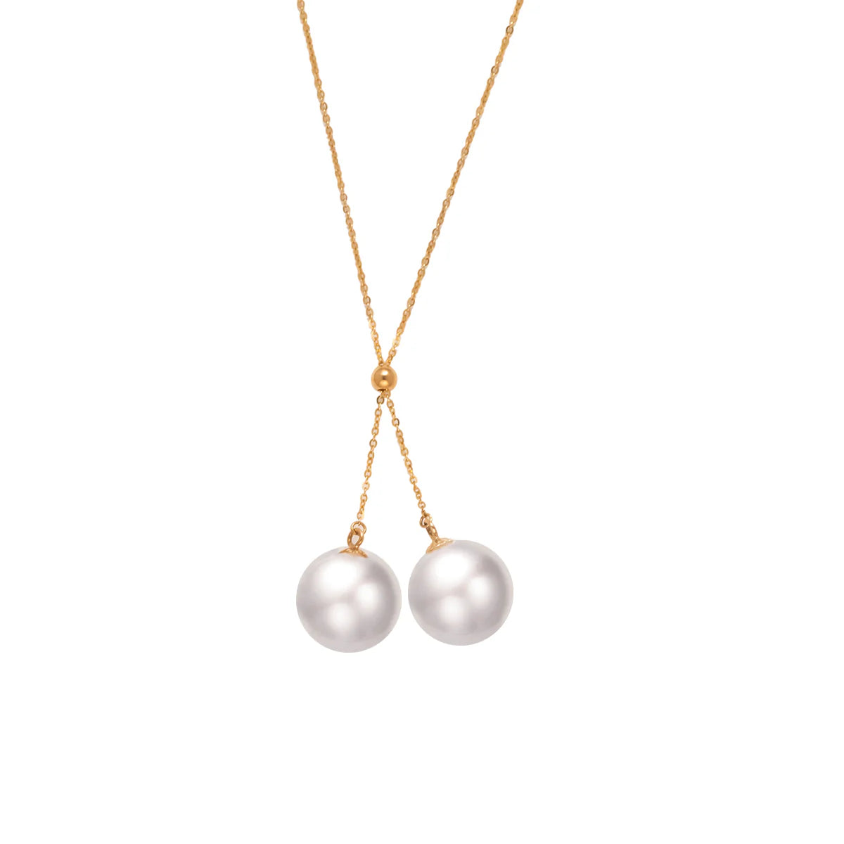 White South Sea Pearl Double Chase Necklace