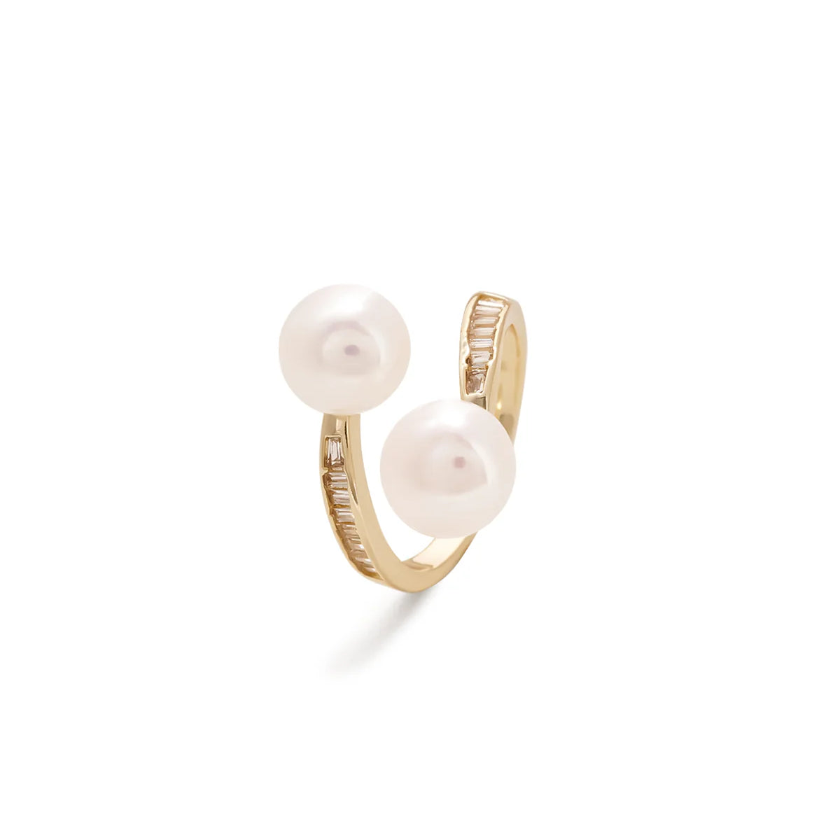 8-9mm Freshwater Pearl Open-ended Ring