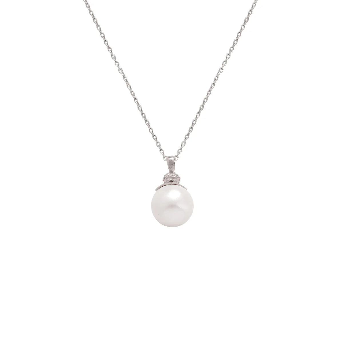 Freshwater Pearl Silver Hat Pendant