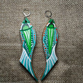 “Qinglin” Hand Made Genuine Leather Earing Ware