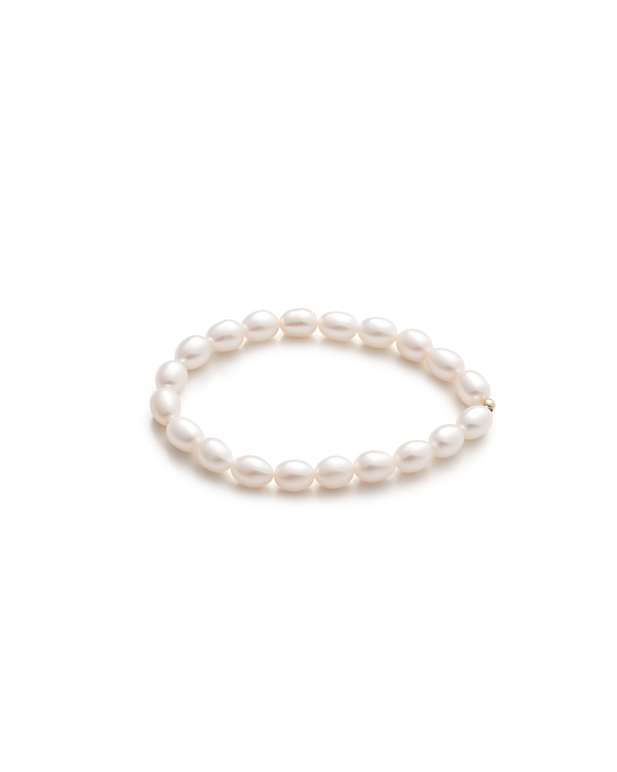 8-9mm White Freshwater Pearl Classic Bracelet - Preala Jewels #