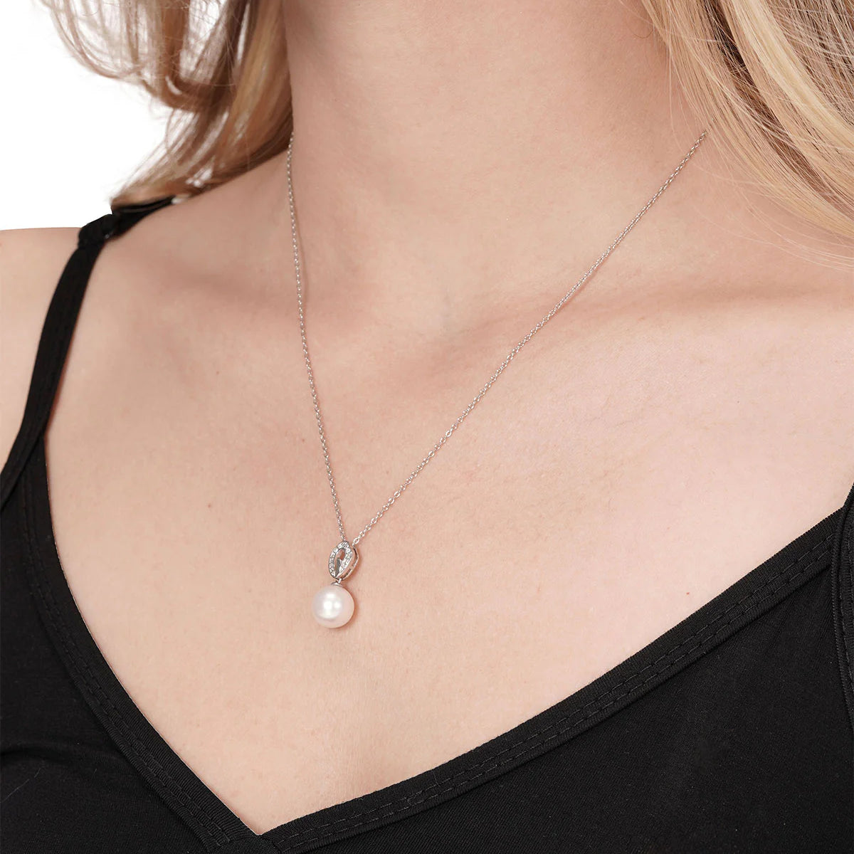 Freshwater Pearl Silver Hook Pendant