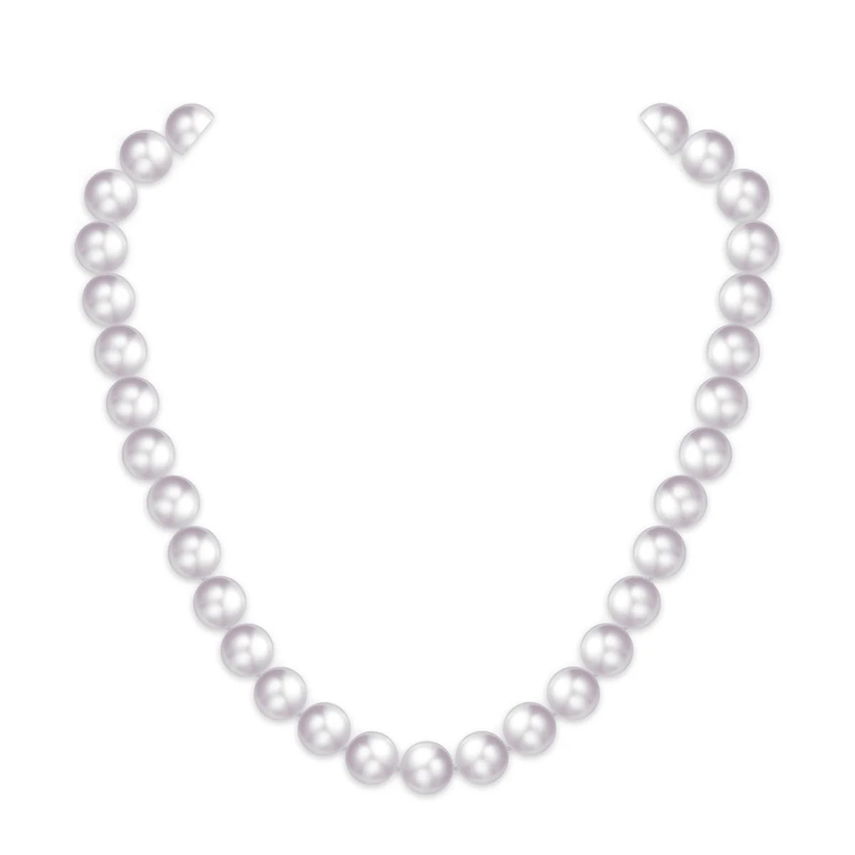 8.5-9.0mm White Freshwater Pearl Necklace - AAAA Quality