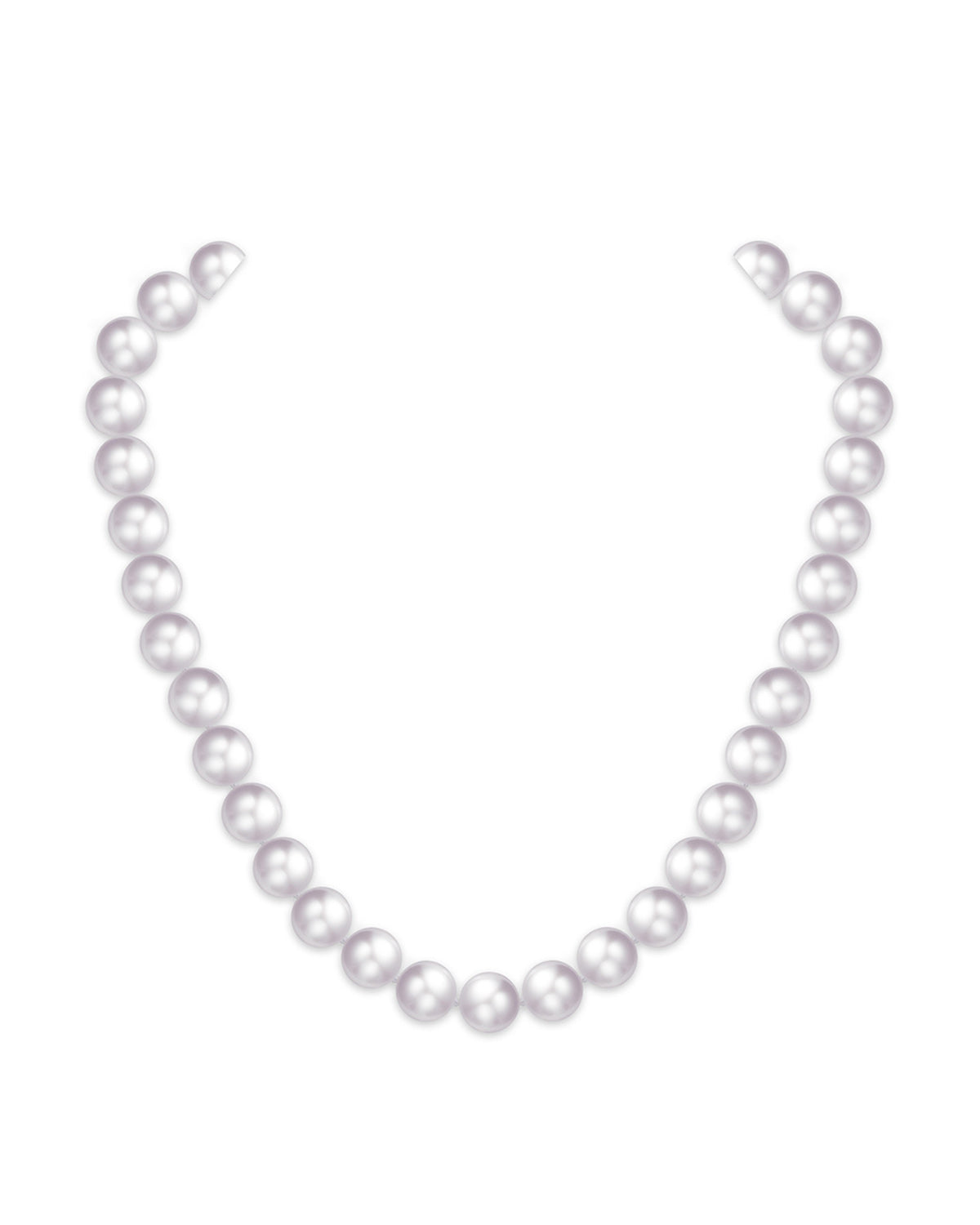 8.5-9.0mm White Freshwater Pearl Necklace - AAAA Quality - Preala Jewels #