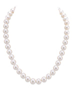 8.5-9.5mm White Freshwater Pearl Necklace - AAAA Quality