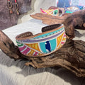 “Tribal Eye” Hand Made Genuine Leather Bracelet