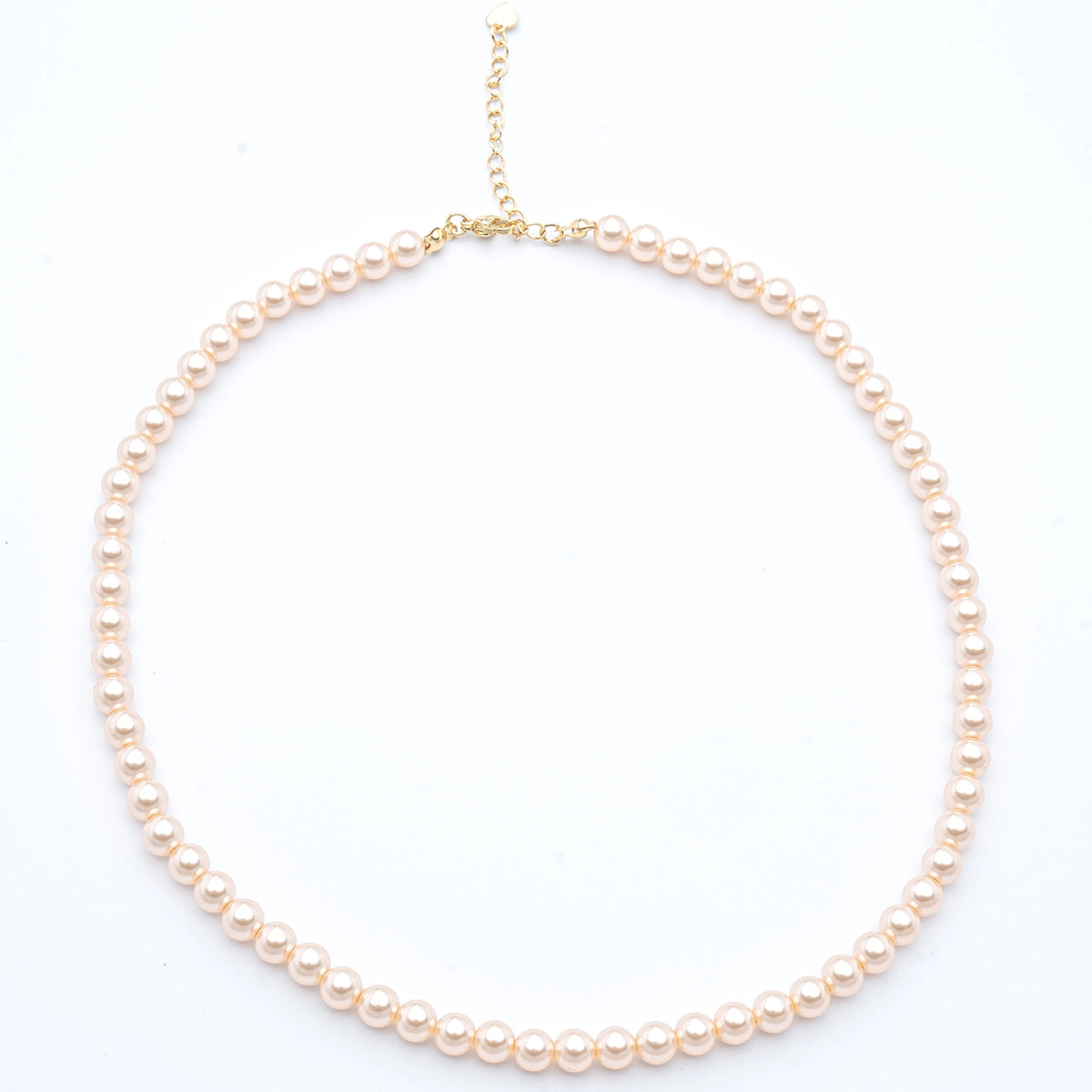 5.0-5.5mm Pink Freshwater Pearl Necklace - AAAA Quality