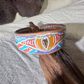 “Golden Eye” Hand Made Genuine Leather Bracelet