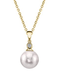 Akoya Pearl & Diamond Michelle Pendant