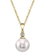 Akoya Pearl & Diamond Michelle Pendant