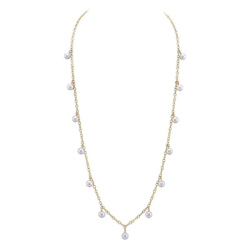 White Freshwater Pearl Isabella Necklace