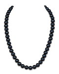7.5-8.0mm Black Freshwater Pearl Necklace - AAA Quality