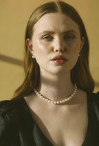 8.0-8.5mm Japanese Akoya White Pearl Necklace - AAA Quality